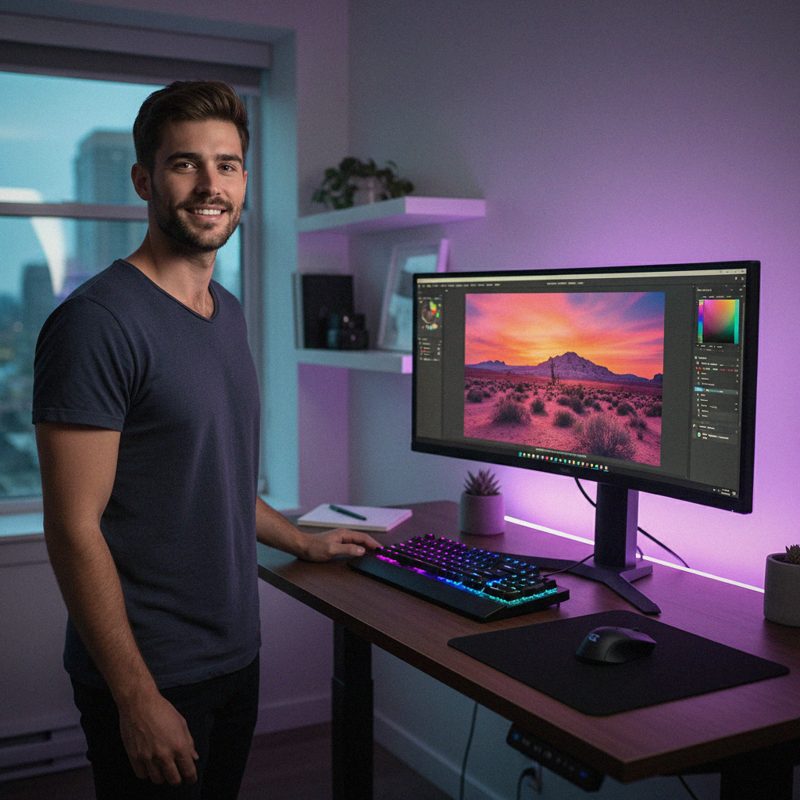 Alex Rowe at work