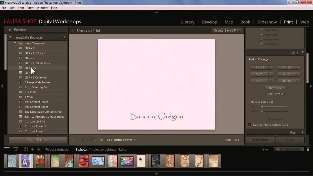 From Print to Web to Book: Making Sense of Lightroom's Output Modules