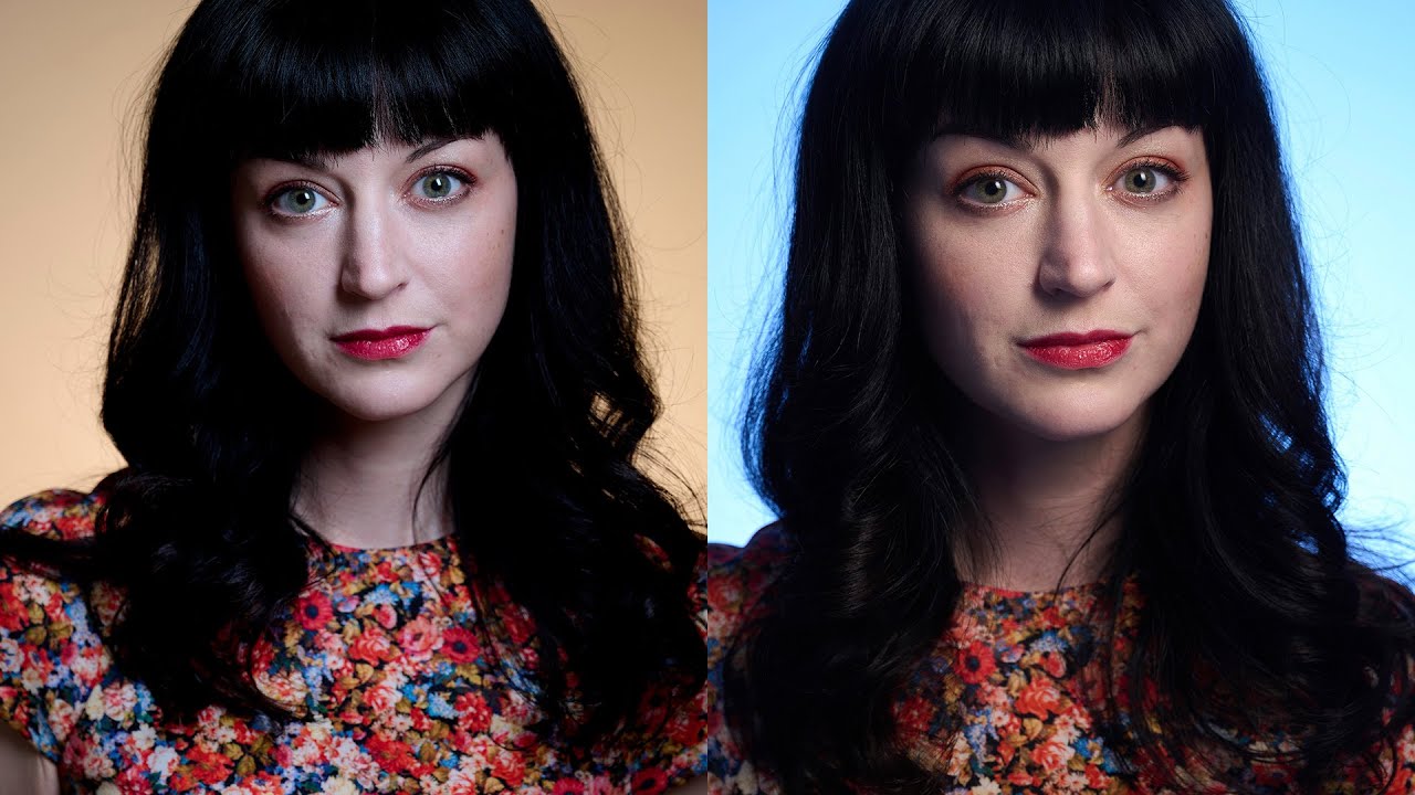 One Gel, One White Balance Shift, and Your Background Turns a Completely Different Color
