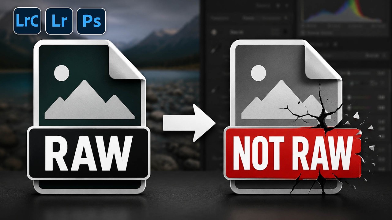 The Dirty Secret About RAW Files in Photoshop (And Why Your Camera Raw Filter Is Lying to You)