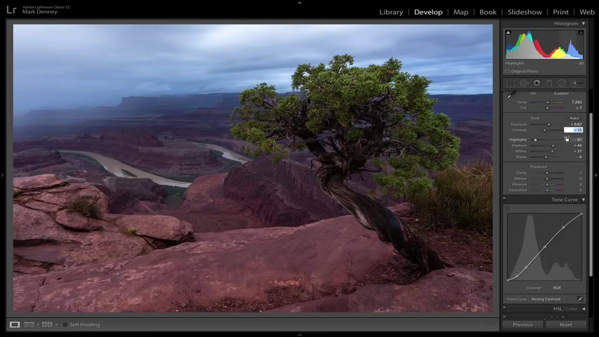 Contrast and Texture sliders being refined in Basic panel