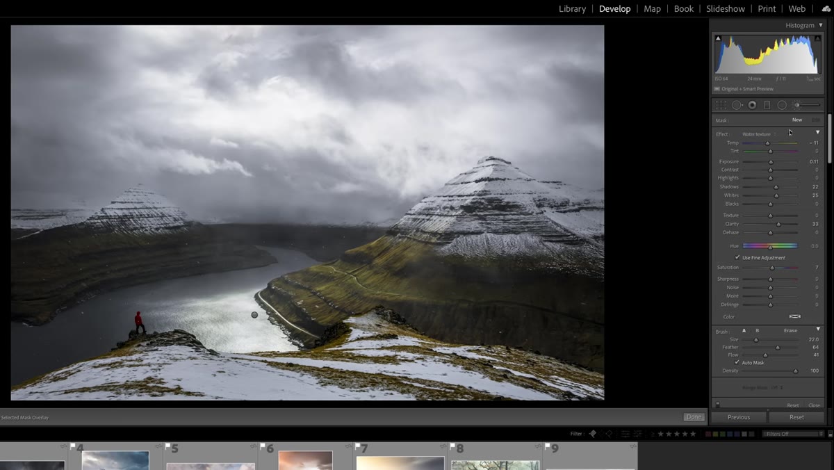 Double-clicking Effect label to reset brush settings