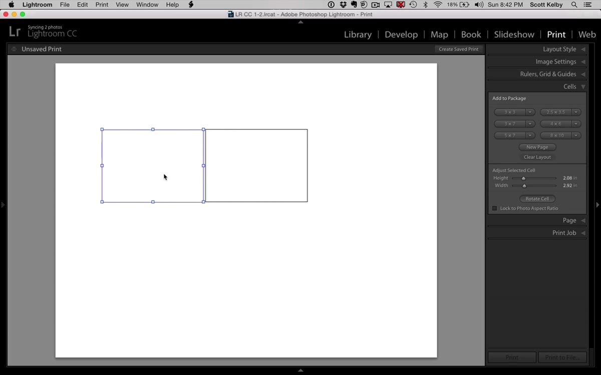 First cell being Option-dragged to create a duplicate