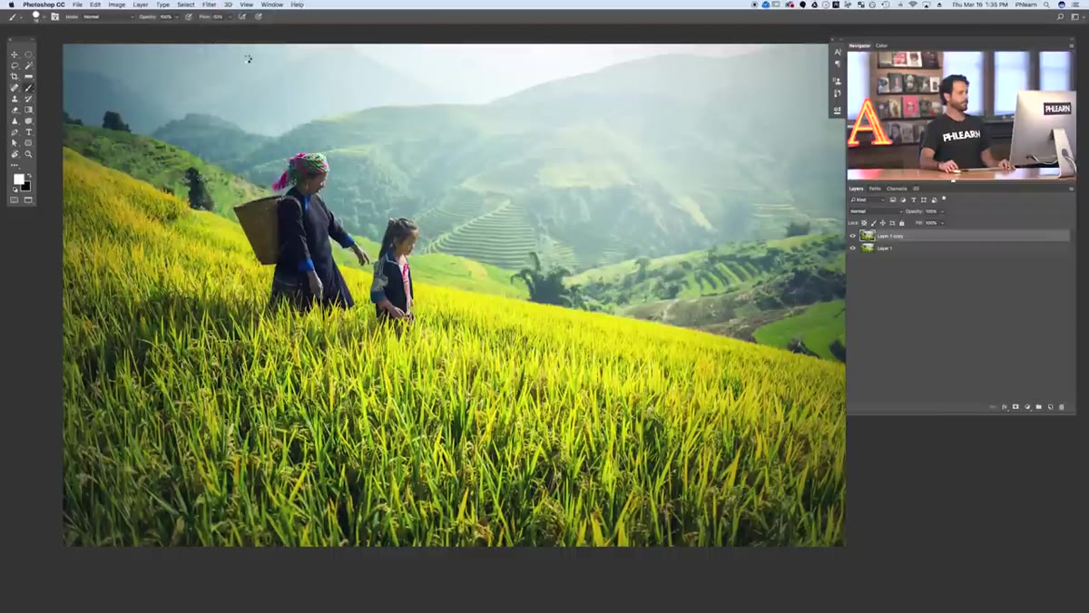 Filter menu open with Camera Raw Filter highlighted