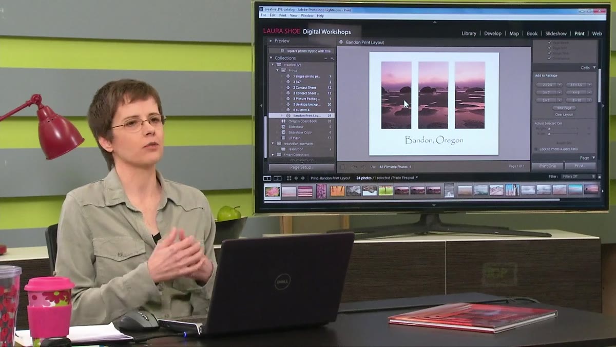 Print settings panel showing color profile options