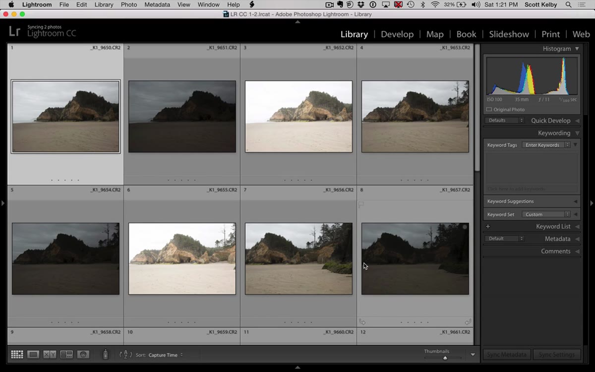 Camera bracketing mode explanation with three-shot sequence