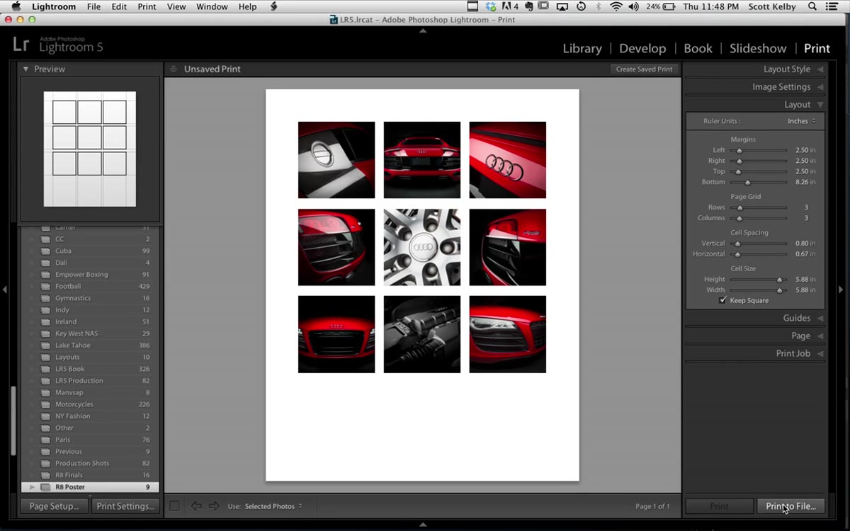 Print to File dialog with JPEG selected and filename field active