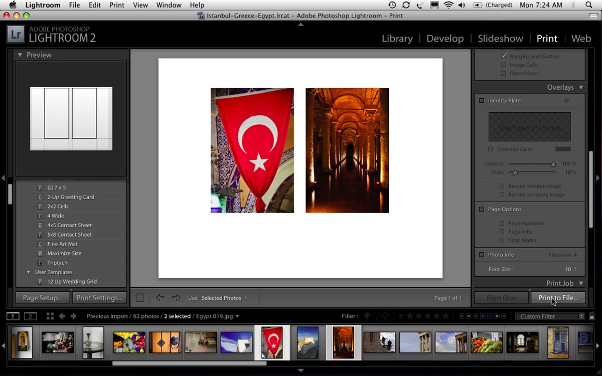 Print to File dialog with JPEG selected and resolution settings visible