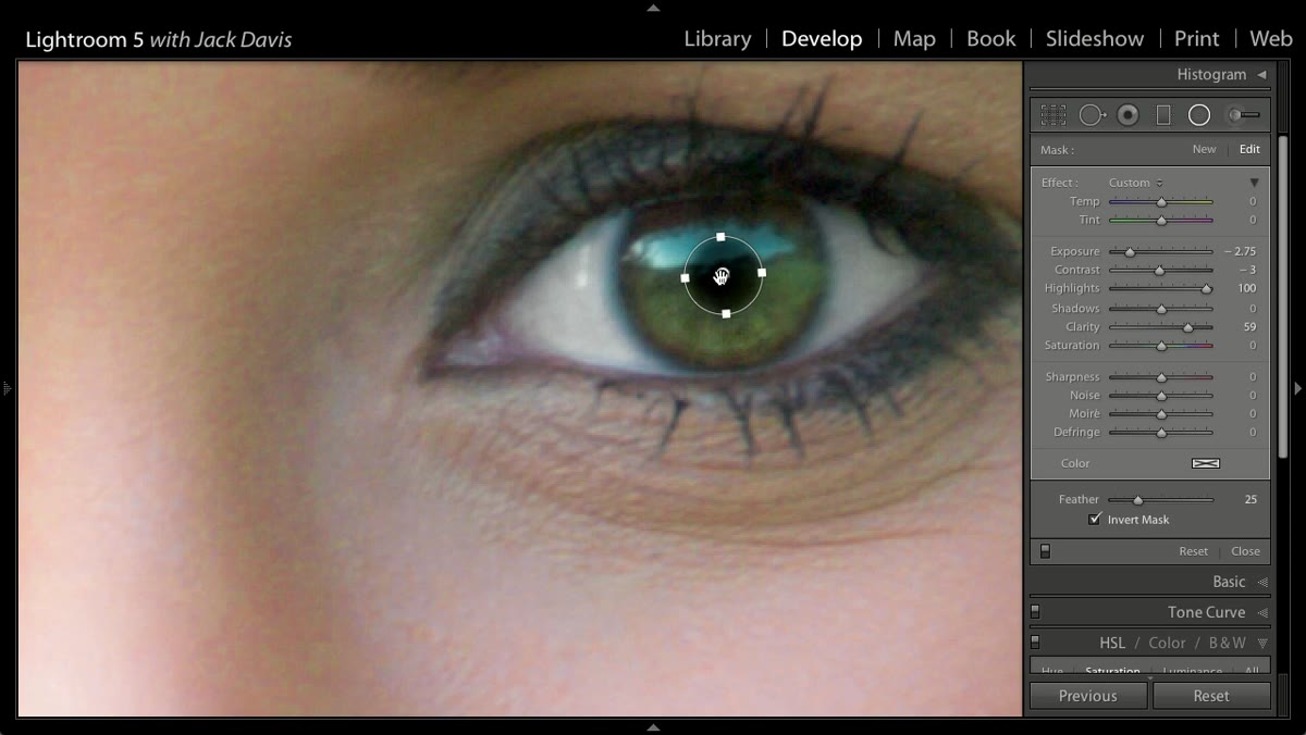 Duplicate pin being dragged to the second eye with settings intact