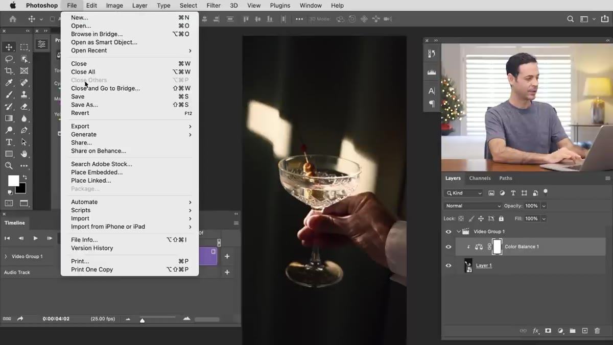 Render Video dialog box with H.264 format selected