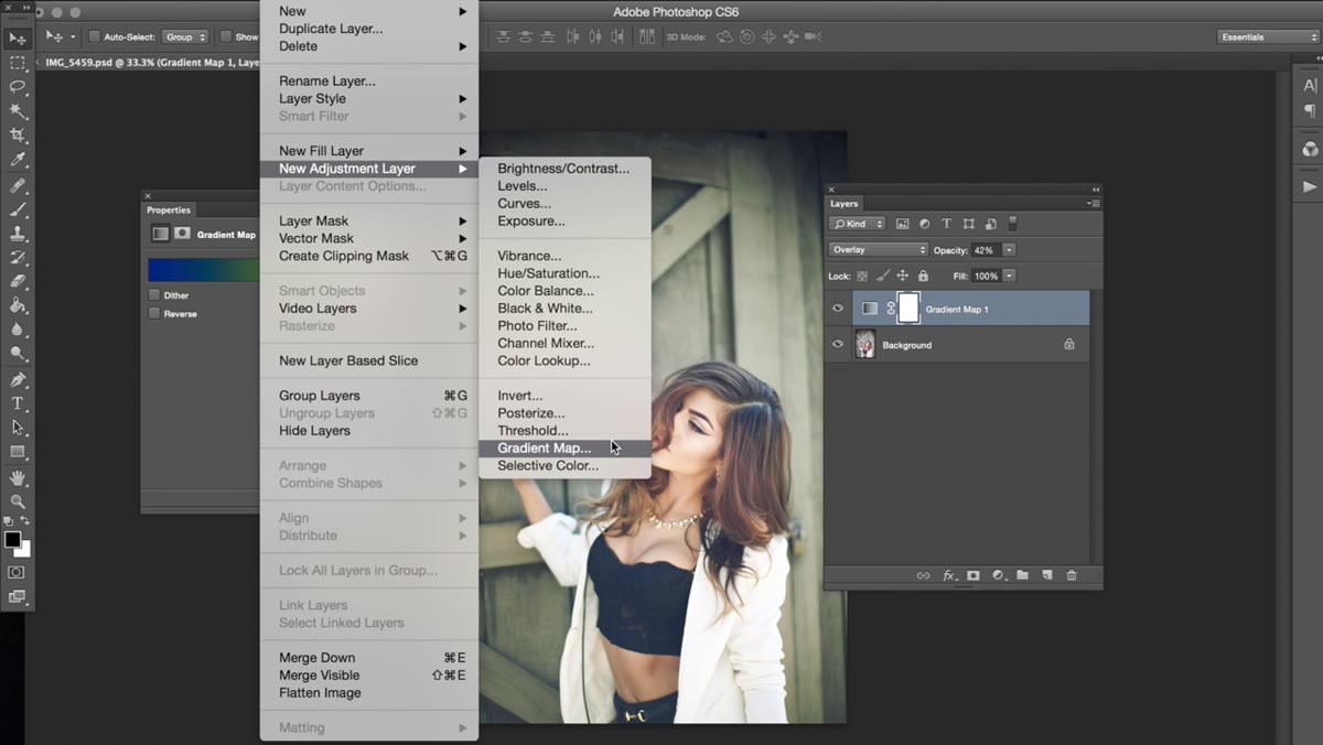 Selective Color adjustment layer panel open in Photoshop