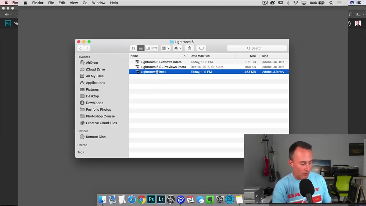 Catalog folder contents ready to be copied or transferred