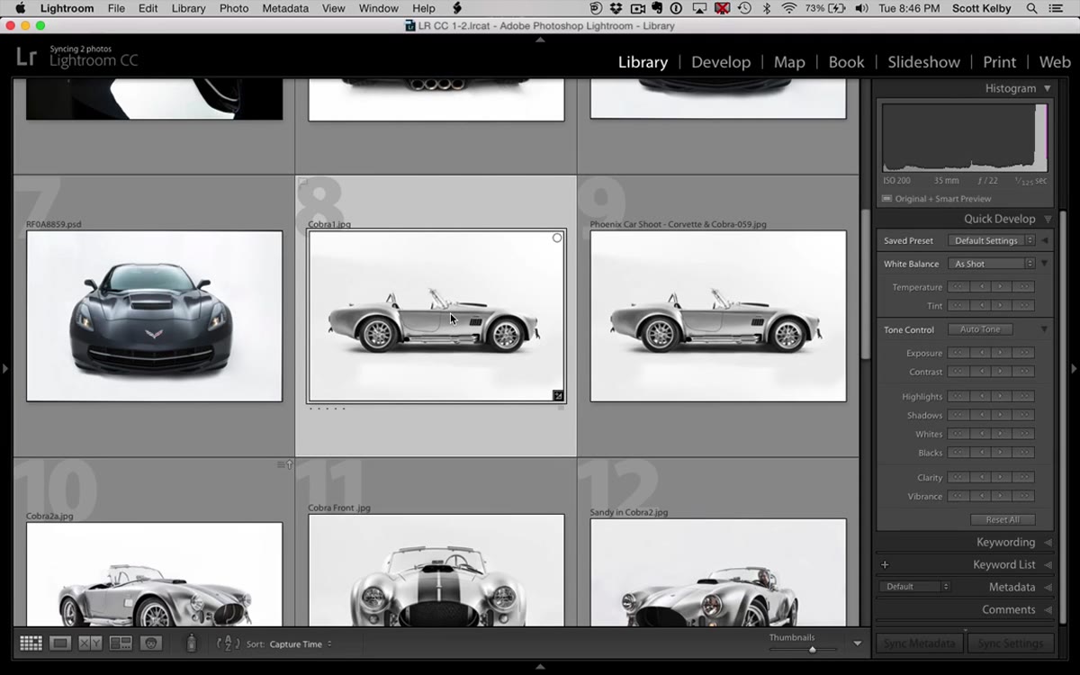 Rename photo dialog box open over a selected image