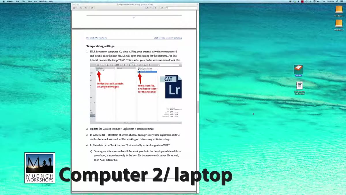 Double-clicking the .lrcat file inside the LR Catalogs folder
