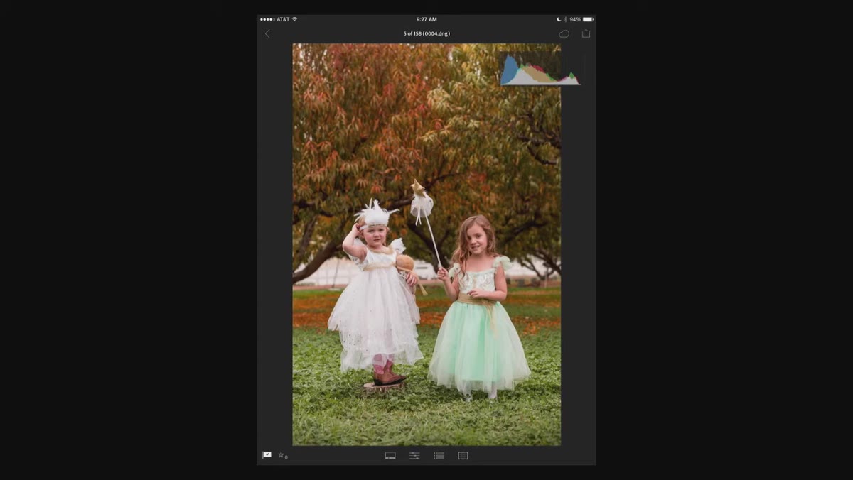 Bottom thumbnail strip showing multiple images to scroll through