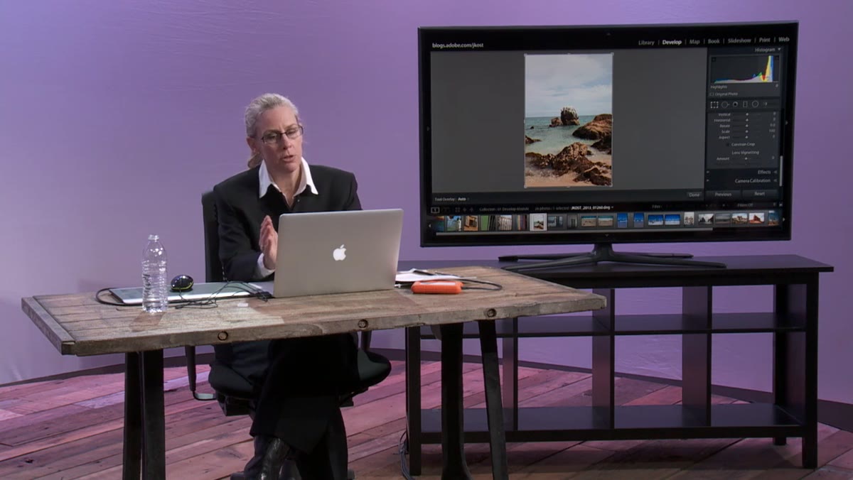 Histogram showing clipped highlight region pushed to pure white