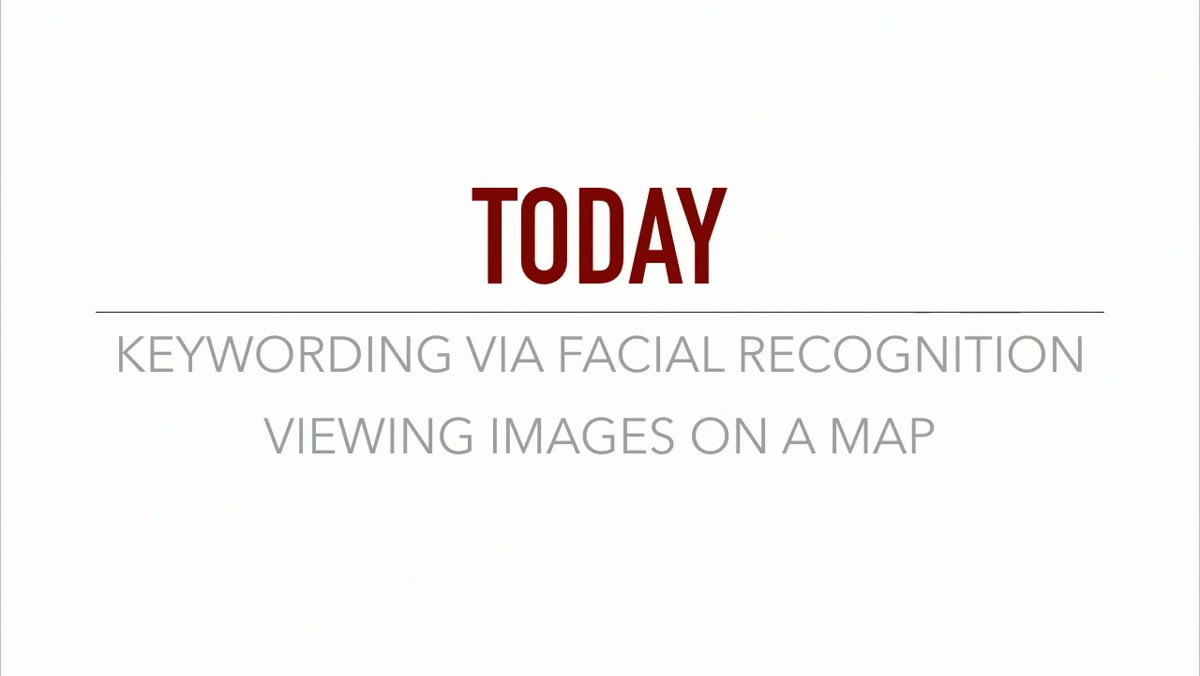 Instructor introducing the facial recognition and People view features