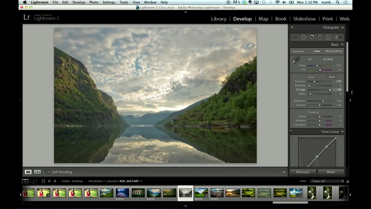 Fill Light slider at maximum showing dramatic shadow recovery