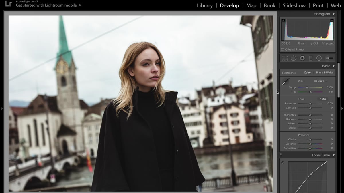 Lightroom develop panel being reset to default settings