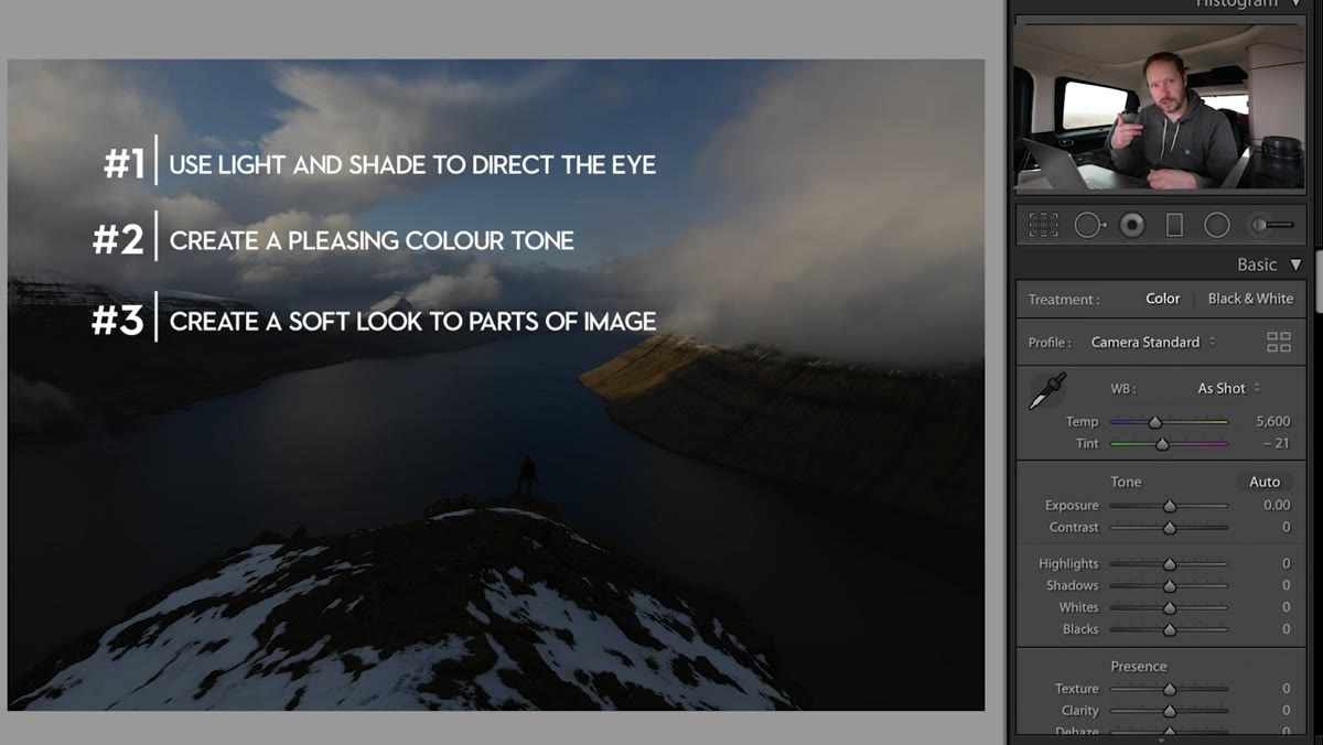 Clarity slider pulled into negative values in Basic panel