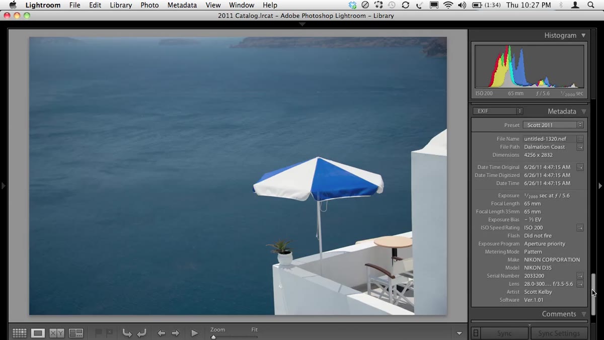 Second landscape image loaded, same Camera Calibration step being repeated