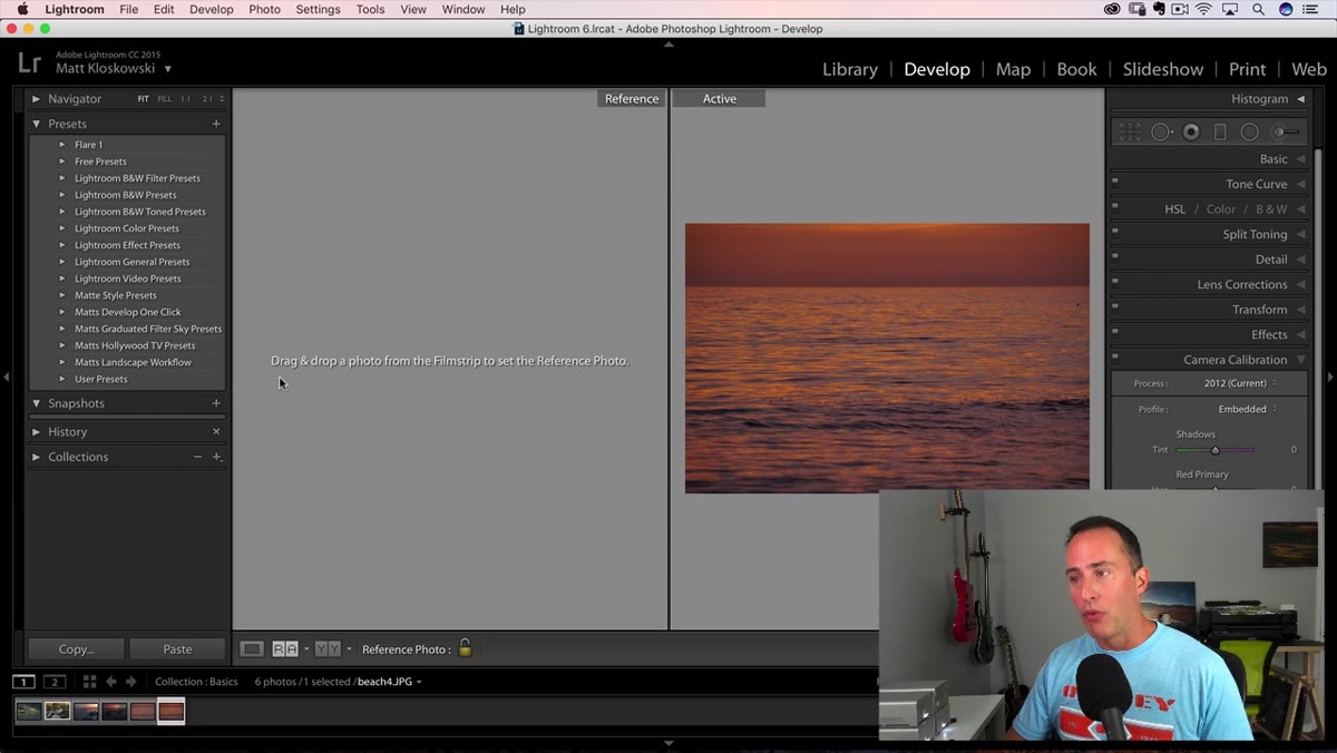 JPEG dragged to left reference panel, RAW on right