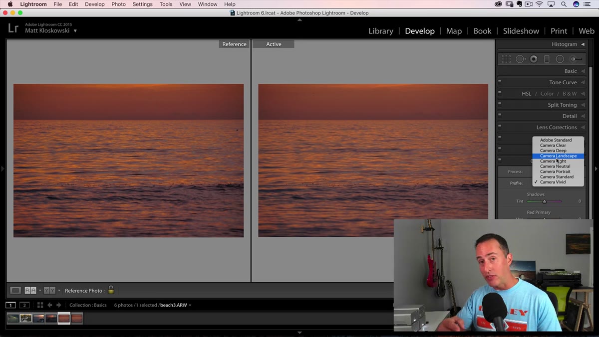 Save Preset dialog in Lightroom Develop module